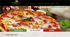Desktop Screenshot of pizzeriaitalia.cz