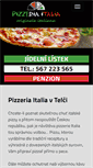 Mobile Screenshot of pizzeriaitalia.cz