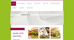 Desktop Screenshot of pizzeriaitalia.de
